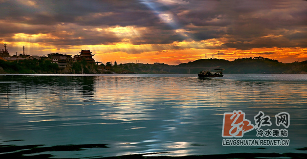魅力潇湘 潇湘风景 现代景观 潇湘平湖码头水域处于冷水滩中心城区曲