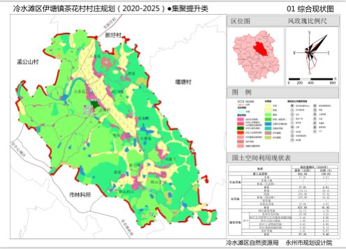 永州市冷水滩区伊塘镇茶花村"多规合一"村庄规划成果公示